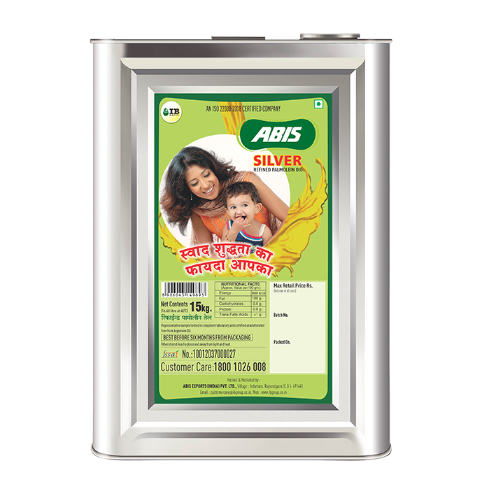 ABIS SILVER Refined Palmolein Oil 15 Kg